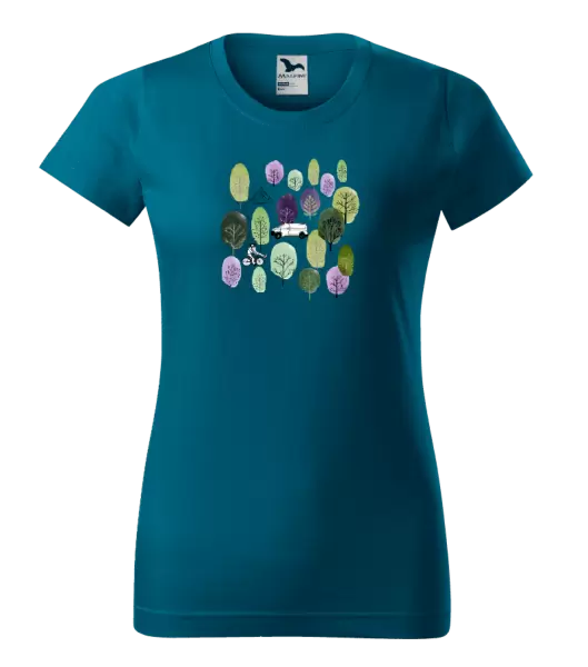 Dámské tričko Kemp v lese