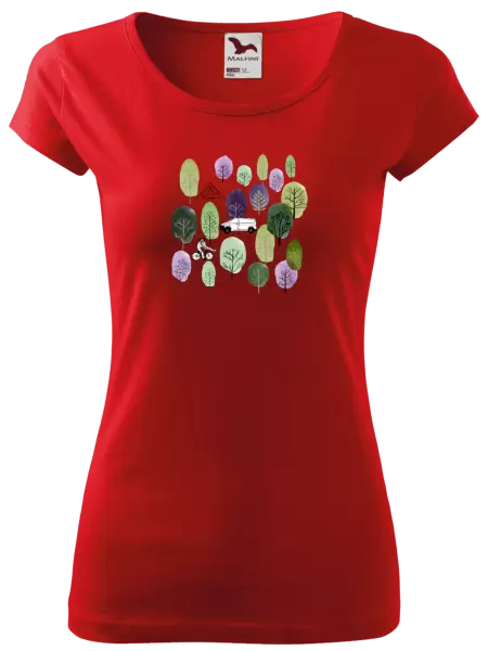 Dámské tričko Kemp v lese
