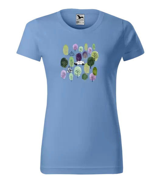 Dámské tričko Kemp v lese