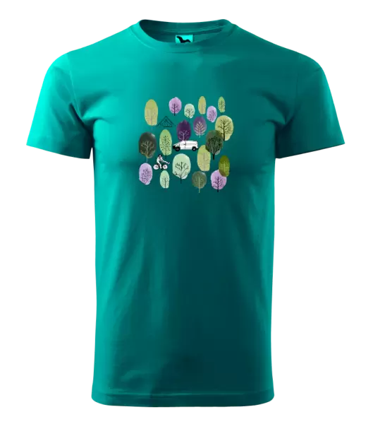 Pánské tričko Kemp v lese