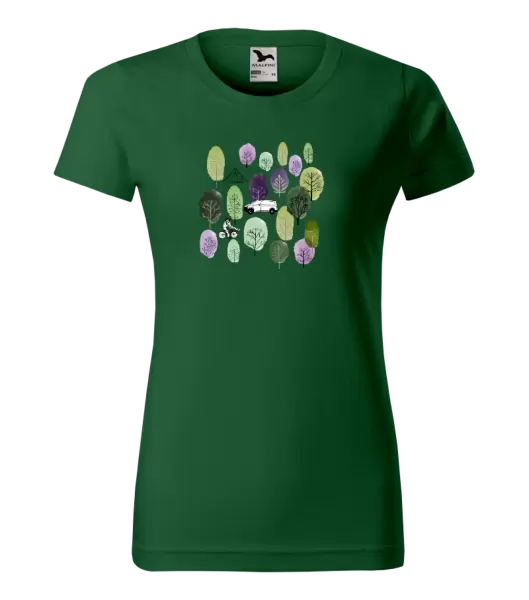 Dámské tričko Kemp v lese