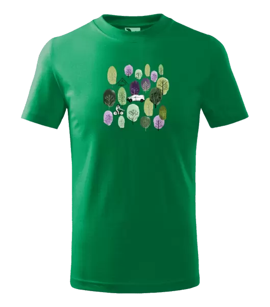Dětské tričko Kemp v lese