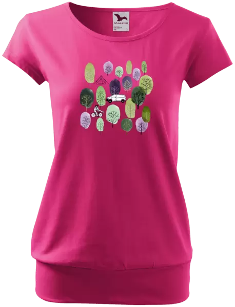 Dámské tričko Kemp v lese