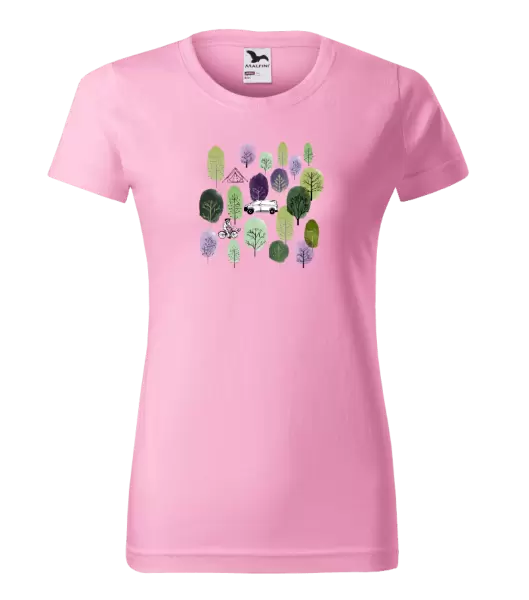 Dámské tričko Kemp v lese