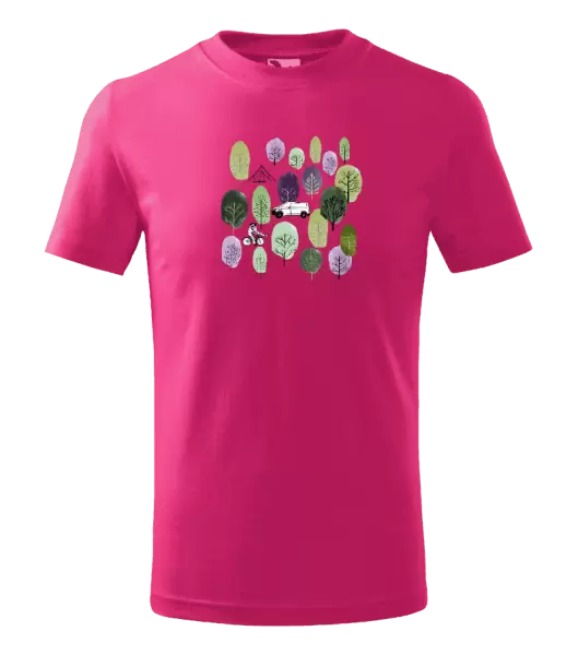 Dětské tričko Kemp v lese