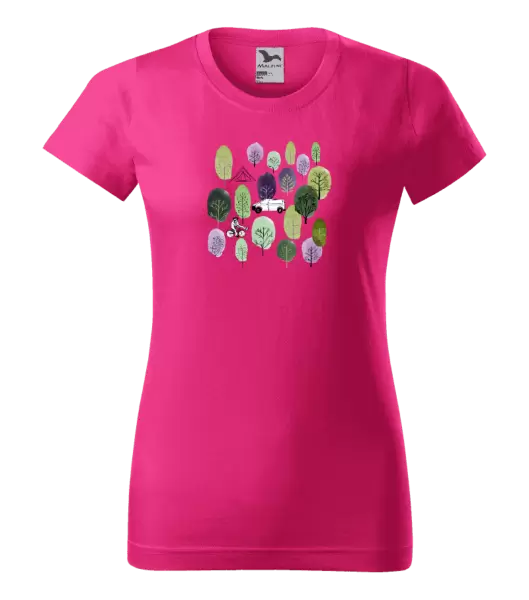 Dámské tričko Kemp v lese