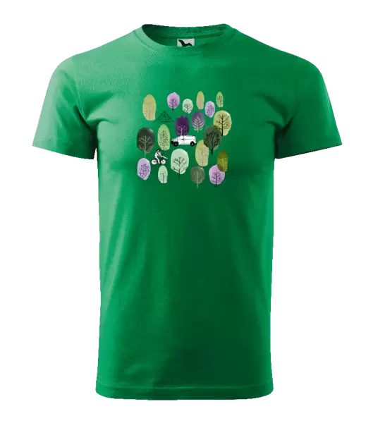 Pánské tričko Kemp v lese