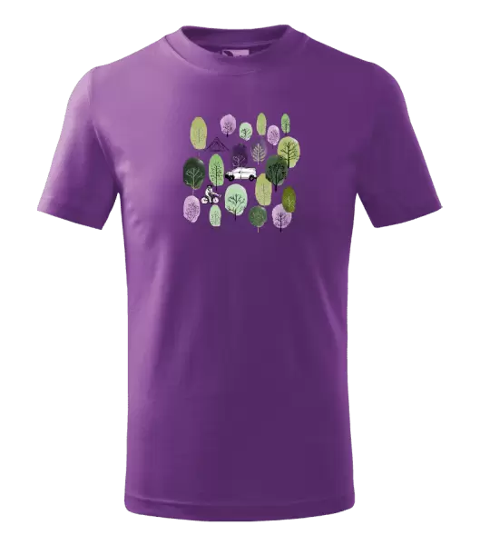 Detské tričko Kemp v lese