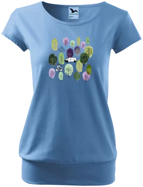 Dámské tričko Kemp v lese