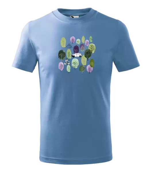 Dětské tričko Kemp v lese