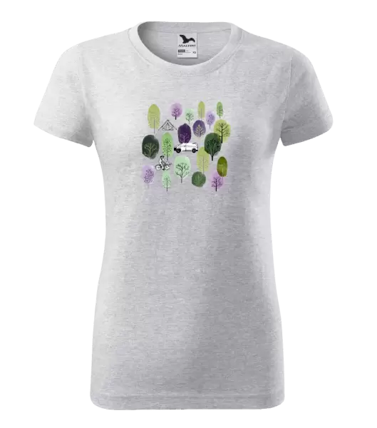Dámské tričko Kemp v lese