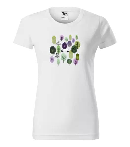 Dámské tričko Kemp v lese