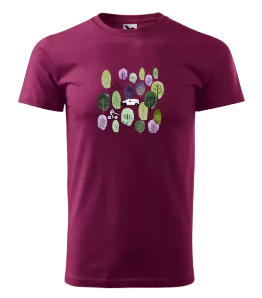 Pánské tričko Kemp v lese