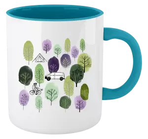 Hrnček  Kemp v lese