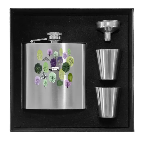 Ploskačka v krabičke Kemp v lese