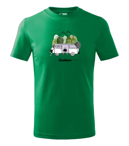 Dětské tričko Camp car