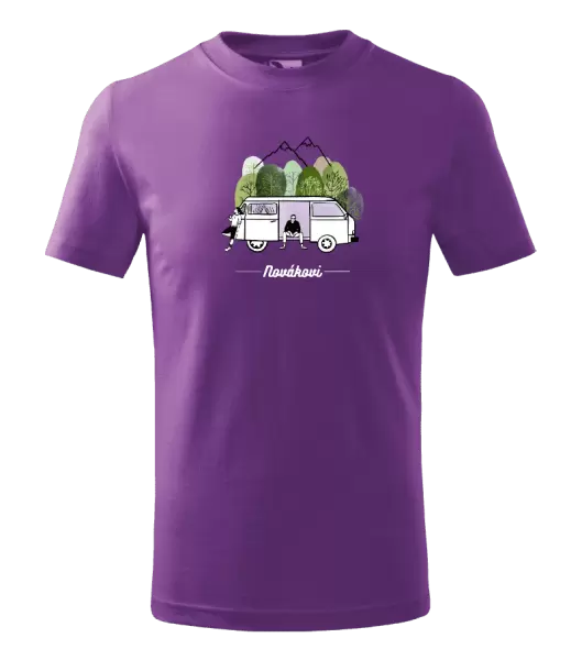 Dětské tričko Camp car