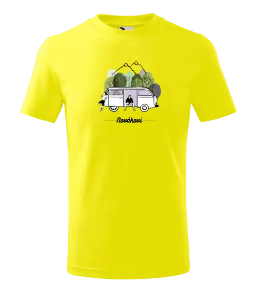 Dětské tričko Camp car