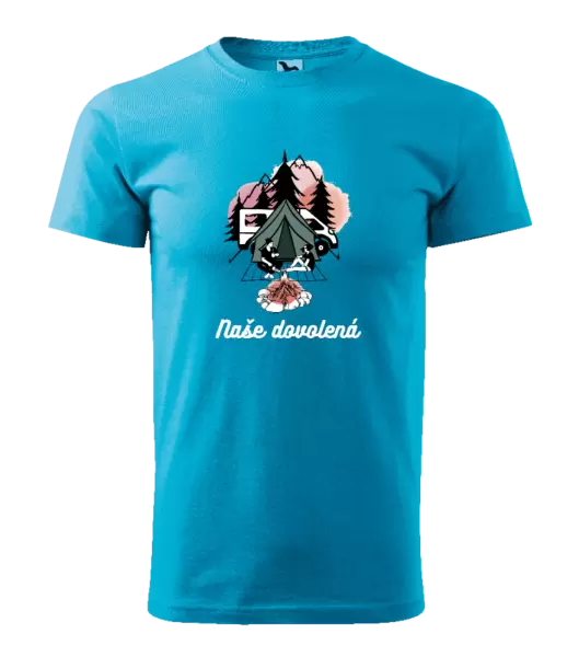 Pánské tričko Camp, naše dovolená