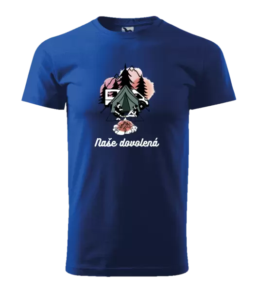 Pánské tričko Camp, naše dovolená