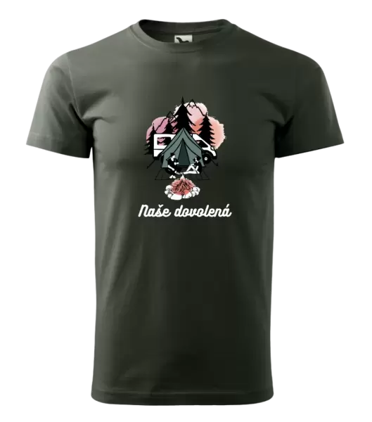 Pánské tričko Camp, naše dovolená