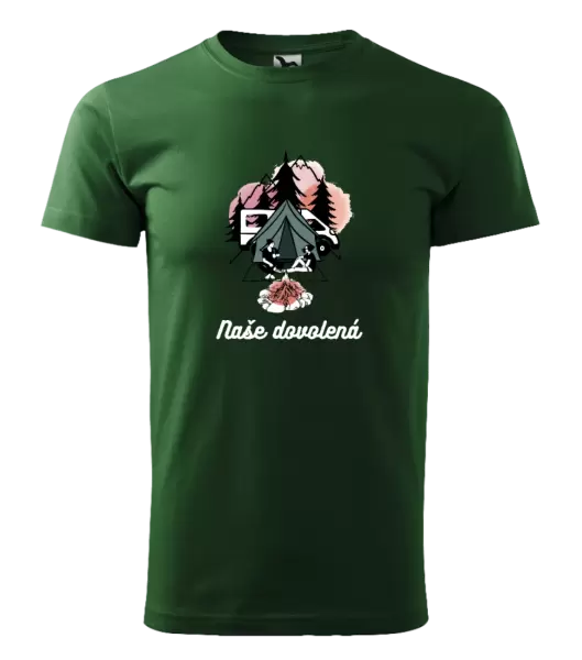 Pánské tričko Camp, naše dovolená