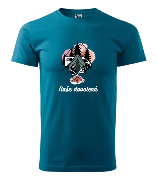 Pánské tričko Camp, naše dovolená