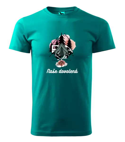 Pánské tričko Camp, naše dovolená