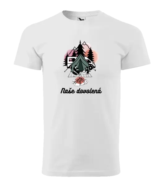 Pánské tričko Camp, naše dovolená