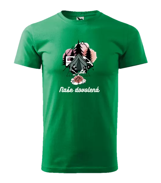 Pánské tričko Camp, naše dovolená