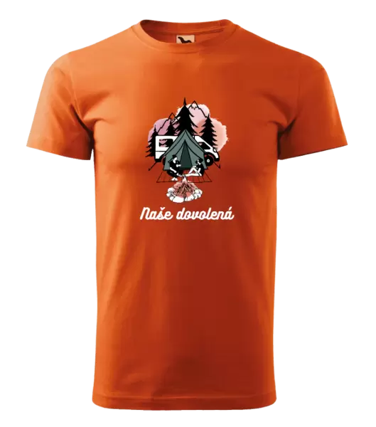 Pánské tričko Camp, naše dovolená