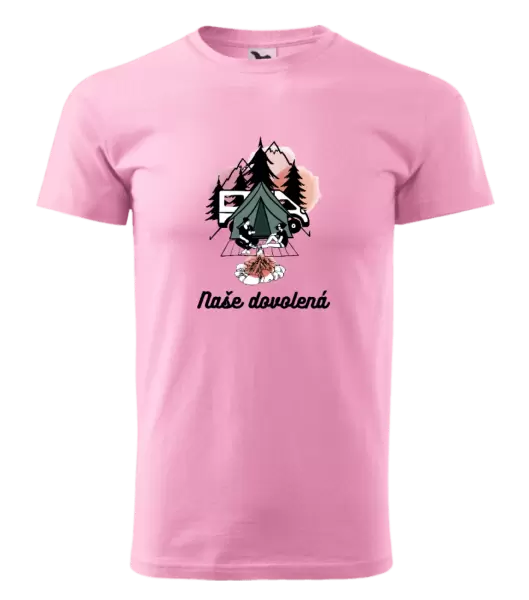 Pánské tričko Camp, naše dovolená