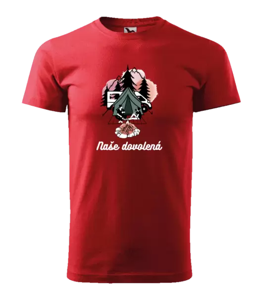 Pánské tričko Camp, naše dovolená