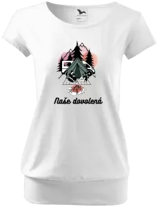 Dámské tričko Camp, naše dovolená