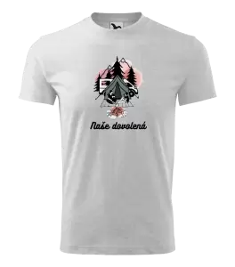 Dětské tričko Camp, naše dovolená