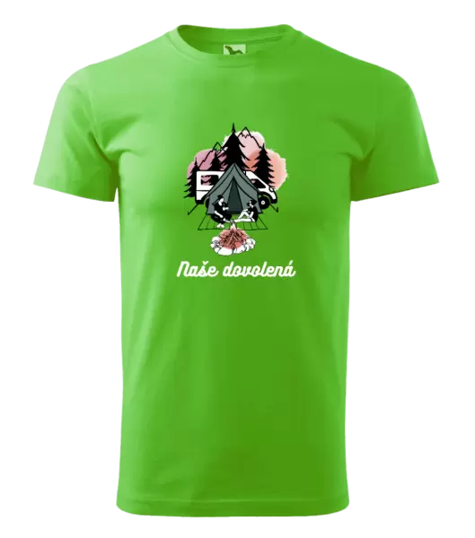 Pánské tričko Camp, naše dovolená