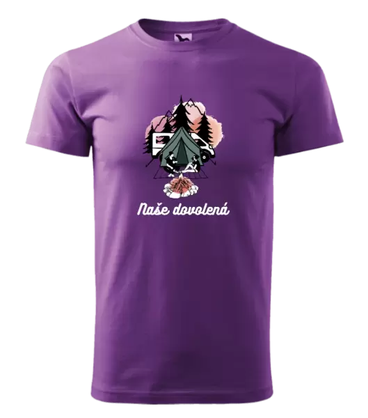 Pánské tričko Camp, naše dovolená