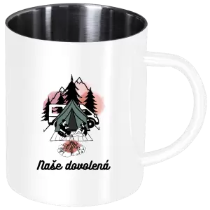 Nerezový hrnek Camp, naše dovolená