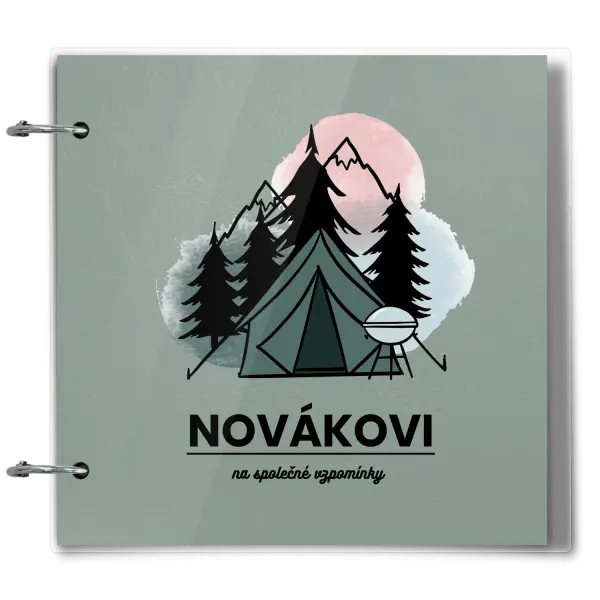 Plexi album se sponami Na společné vzpomínky