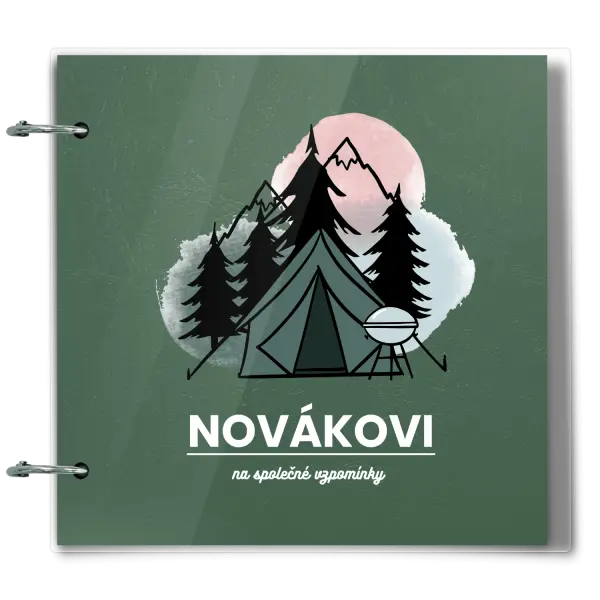 Plexi album se sponami Na společné vzpomínky
