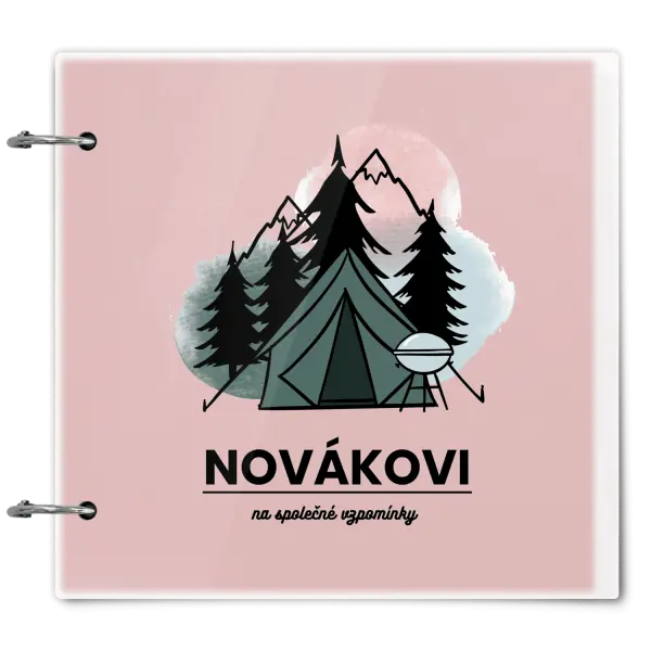 Plexi album se sponami Na společné vzpomínky