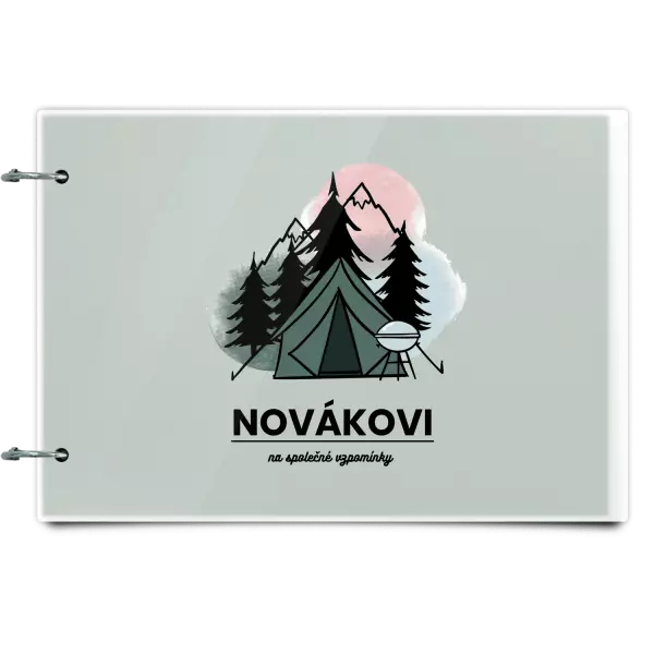 Plexi album se sponami Na společné vzpomínky