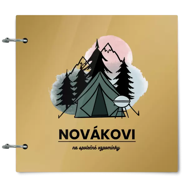 Plexi album se sponami Na společné vzpomínky