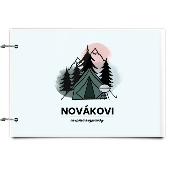 Plexi album se sponami Na společné vzpomínky