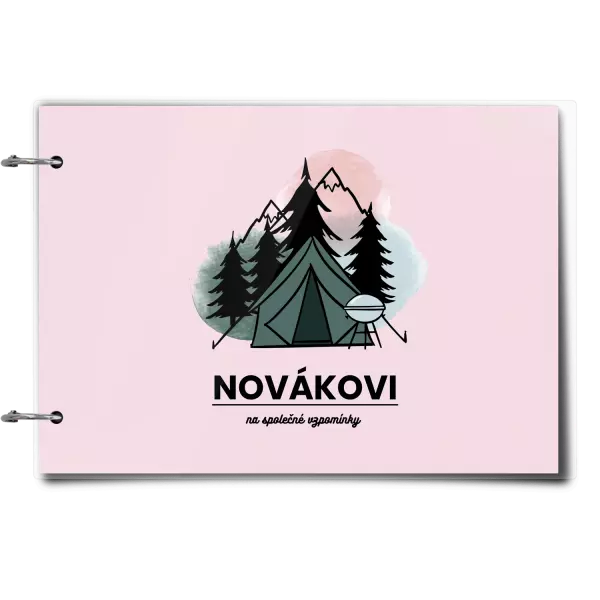 Plexi album se sponami Na společné vzpomínky