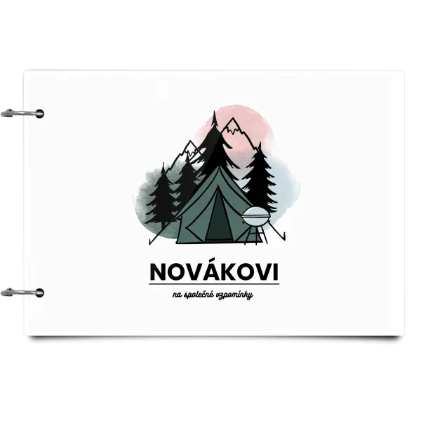 Plexi album se sponami Na společné vzpomínky