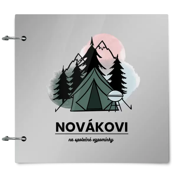 Plexi album se sponami Na společné vzpomínky