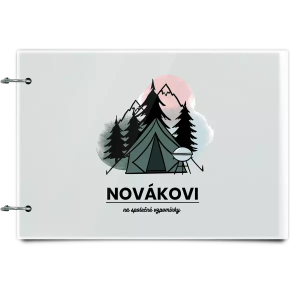 Plexi album se sponami Na společné vzpomínky