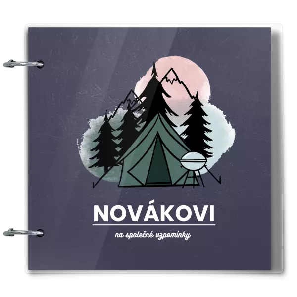 Plexi album se sponami Na společné vzpomínky