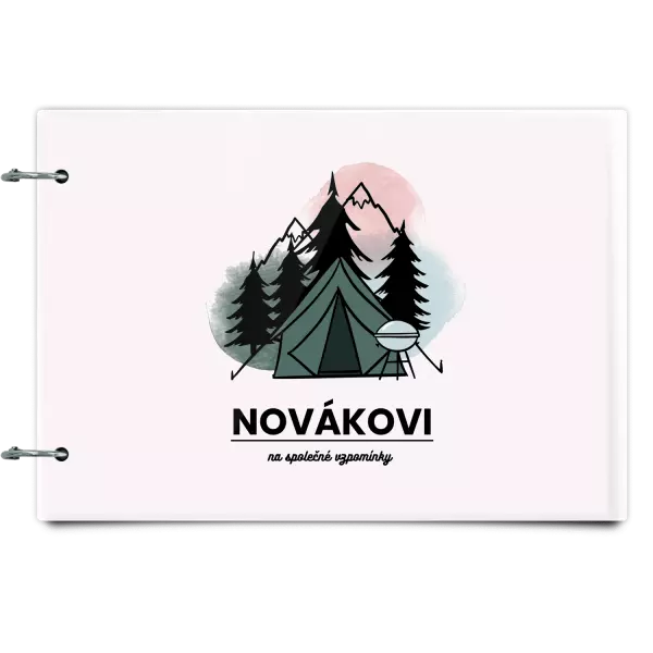 Plexi album se sponami Na společné vzpomínky